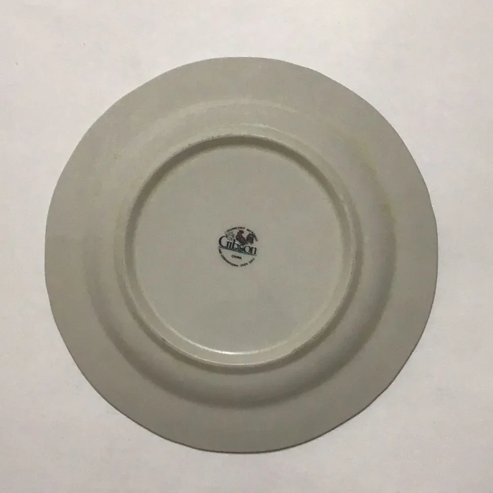Gibson Ivory China Plate